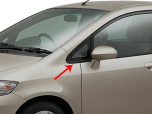 Quarter Glass Honda City 2003-2006 -1pc 
